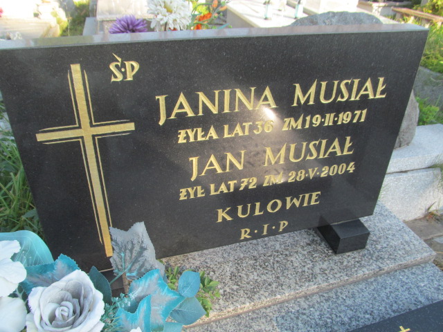 Wiesław Musiał Będzin - Grobonet - Wyszukiwarka osób pochowanych