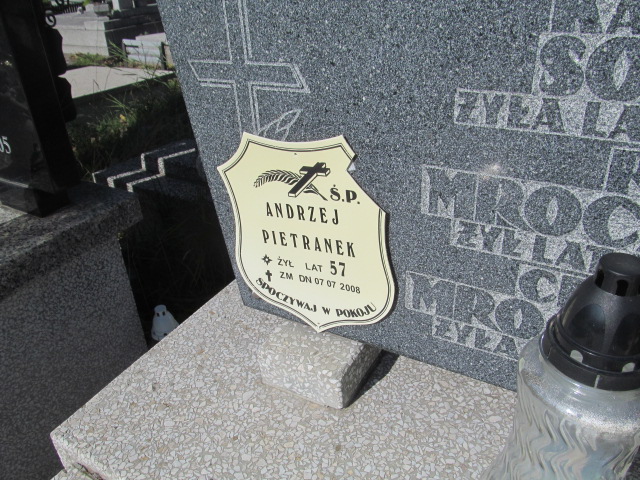 Andrzej Pietranek Będzin - Grobonet - Wyszukiwarka osób pochowanych