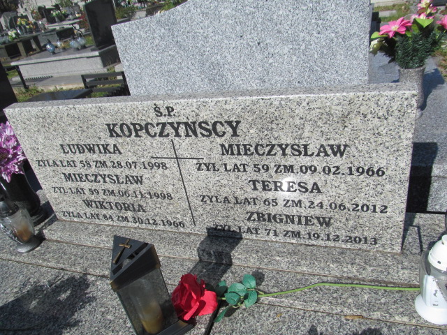 Mieczysław Kopczyński Będzin - Grobonet - Wyszukiwarka osób pochowanych