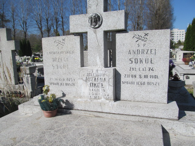 Józefa Sokół Będzin - Grobonet - Wyszukiwarka osób pochowanych