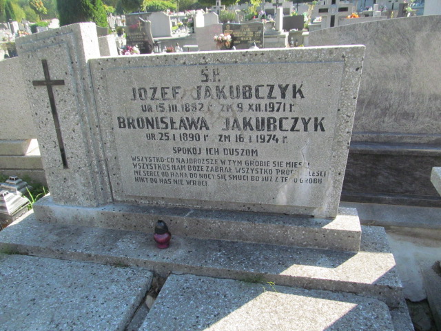 Bronisława Jakubczyk 1890 Będzin - Grobonet - Wyszukiwarka osób pochowanych