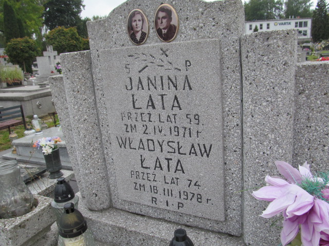 Janina Łata Będzin - Grobonet - Wyszukiwarka osób pochowanych