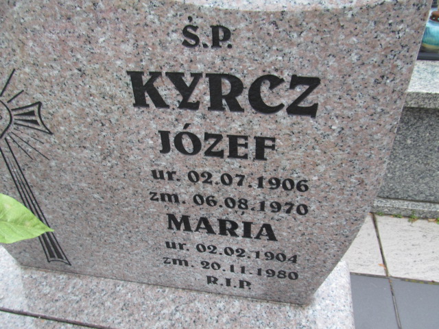 Maria Kyrcz 1904 Będzin - Grobonet - Wyszukiwarka osób pochowanych