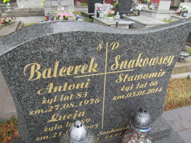 Antoni Balcerek Będzin - Grobonet - Wyszukiwarka osób pochowanych