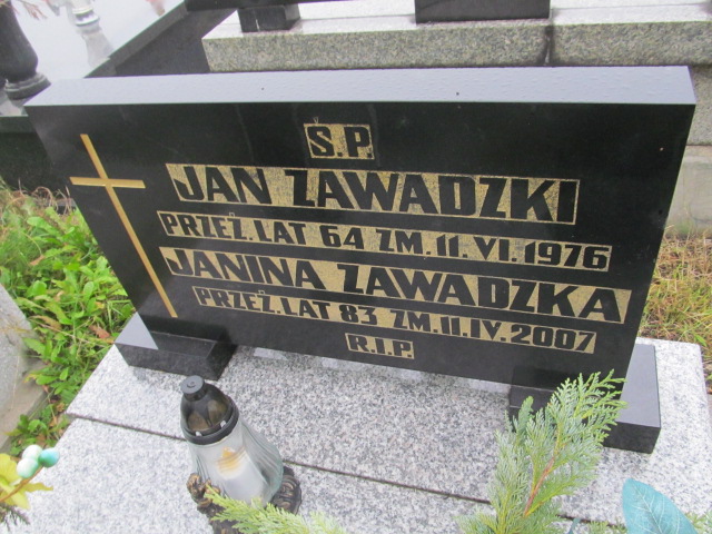 Janina Zawadzka Będzin - Grobonet - Wyszukiwarka osób pochowanych