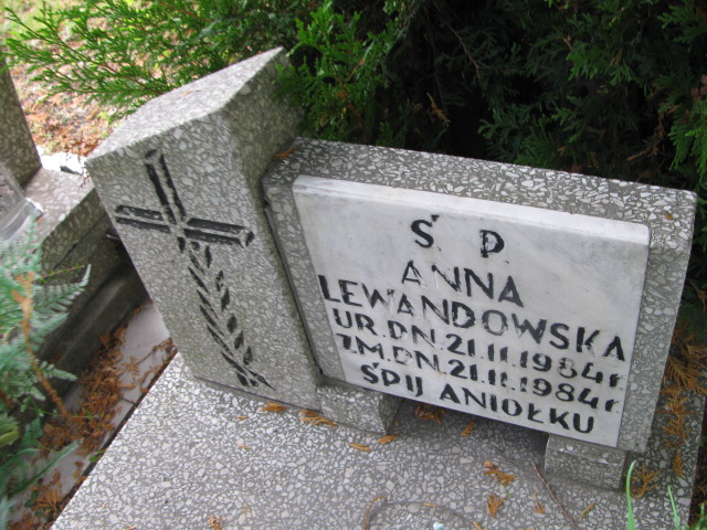 Anna Lewandowska 1984 Będzin Parafialny - Grobonet - Wyszukiwarka osób pochowanych