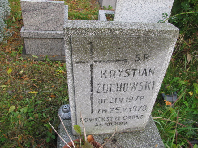 Krystian Żuchowski 1978 Będzin - Grobonet - Wyszukiwarka osób pochowanych