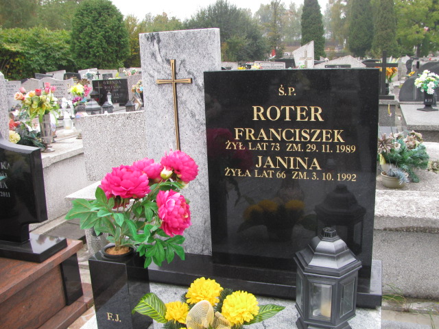 Janina Roter Będzin - Grobonet - Wyszukiwarka osób pochowanych