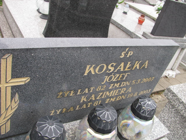 Józef Kosałka Będzin - Grobonet - Wyszukiwarka osób pochowanych