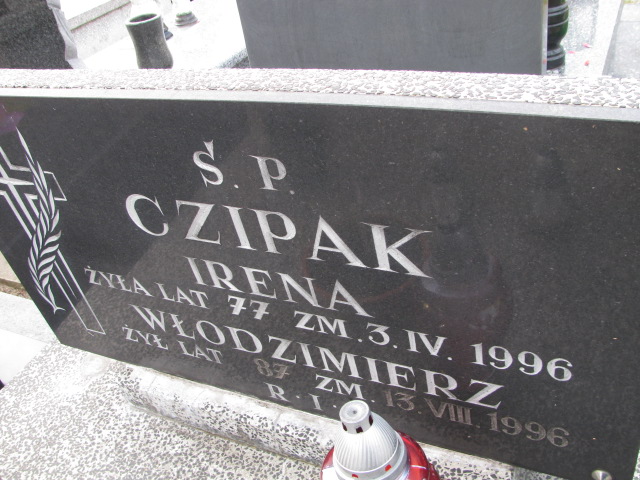 Irena Czipak Będzin - Grobonet - Wyszukiwarka osób pochowanych