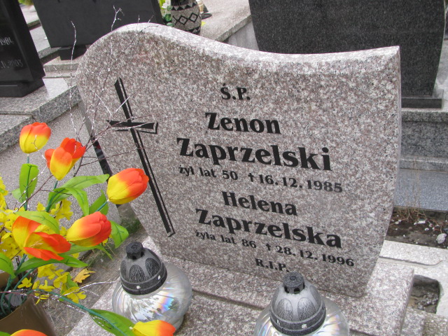 Zenon Zaprzelski Będzin - Grobonet - Wyszukiwarka osób pochowanych