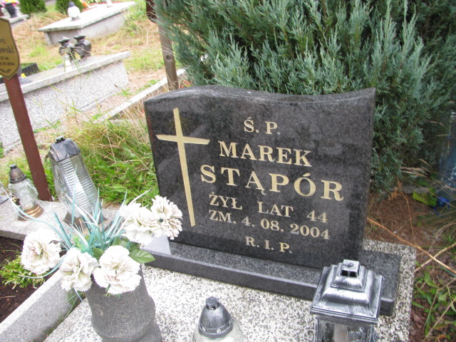 Marek Stąpór Będzin - Grobonet - Wyszukiwarka osób pochowanych
