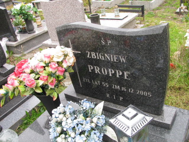 Zbigniew Proppe Będzin - Grobonet - Wyszukiwarka osób pochowanych
