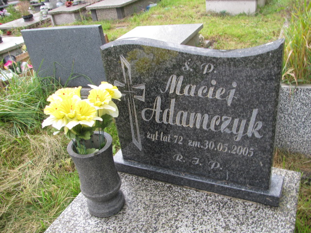 Maciej Adamczyk Będzin - Grobonet - Wyszukiwarka osób pochowanych