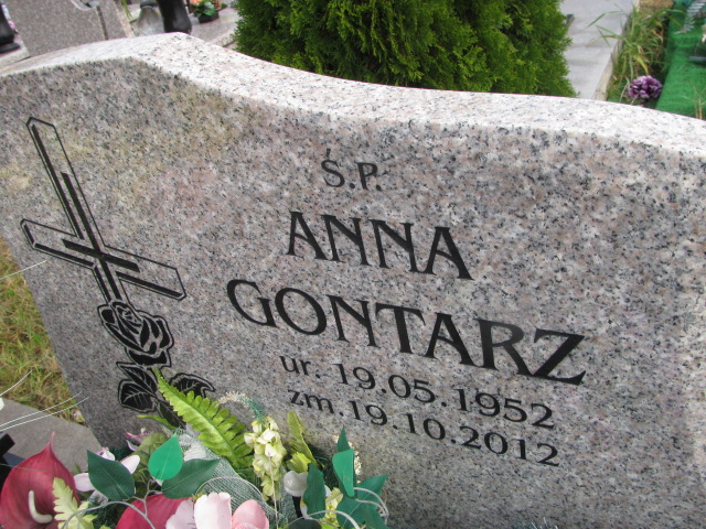 Anna Gontarz 1952 Będzin - Grobonet - Wyszukiwarka osób pochowanych