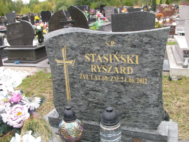 Ryszard Stasiński Będzin - Grobonet - Wyszukiwarka osób pochowanych