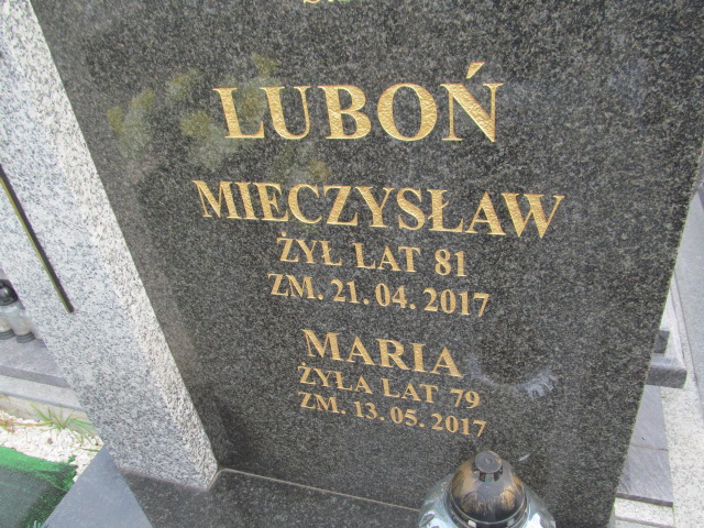 Maria Luboń Będzin - Grobonet - Wyszukiwarka osób pochowanych